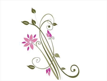 Floral collectionのイラスト素材