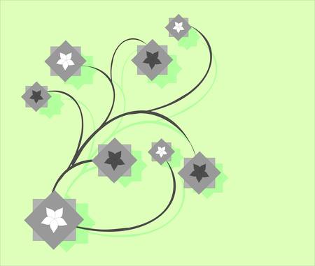   Floral collectionのイラスト素材