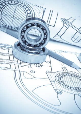 Drawing and various toolsの写真素材