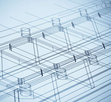 Drawing and various toolsの写真素材