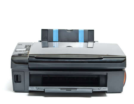 Printer isolated on white