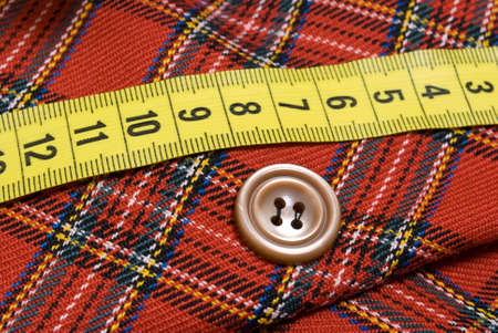Needle and sewing buttonの写真素材