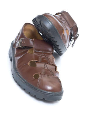 shoes isolated on the white backgroundの写真素材