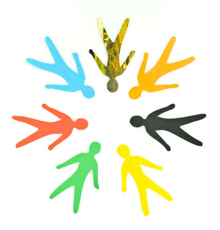  paper teamの写真素材