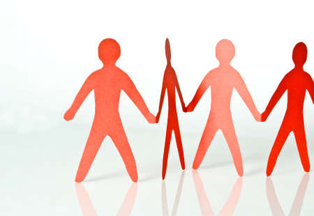  paper teamの写真素材