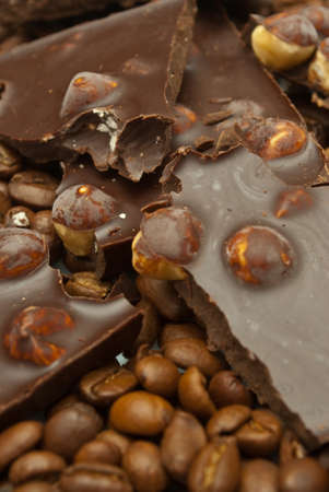 Delicious close-up of chocolate