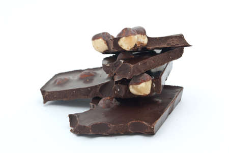Delicious close-up of chocolateの写真素材