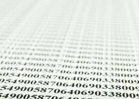 Numbers on the papers