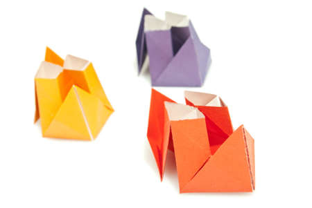 Paper shipsの写真素材