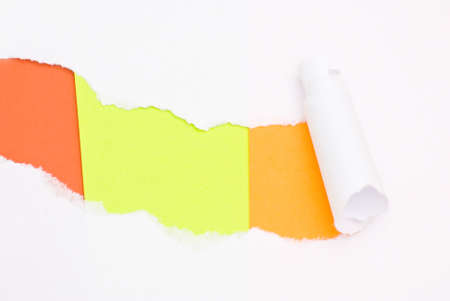 ripped paperの写真素材