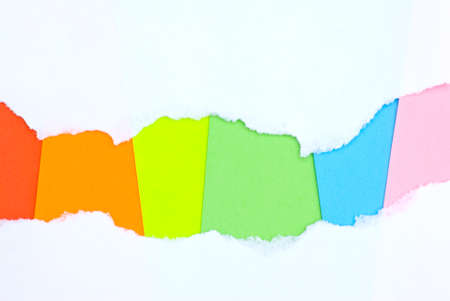 ripped paperの写真素材