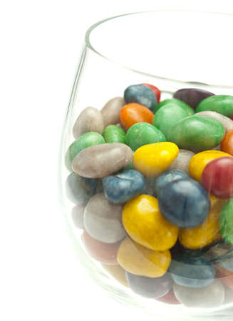 colorful chocolat tabs close-upの写真素材