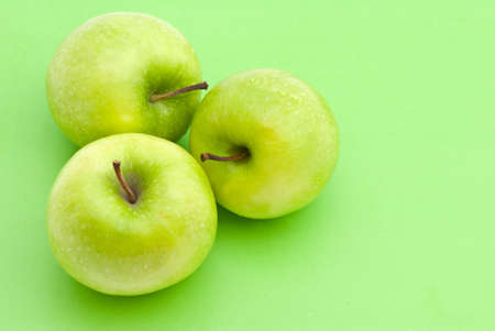 green applesの写真素材