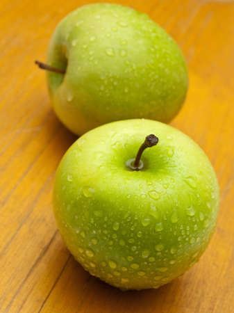 green applesの写真素材