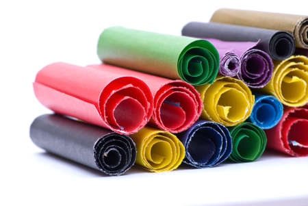 Multicolour papersの写真素材