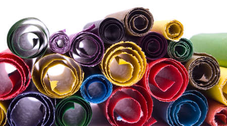 Multicolour papers