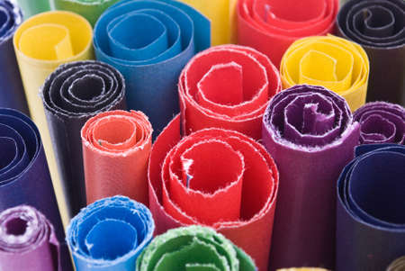 Multicolour papersの写真素材