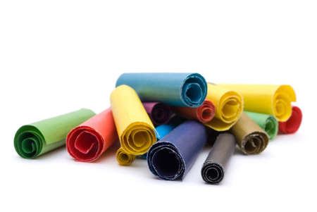 Multicolour papersの写真素材