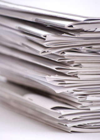 a stack of magazines