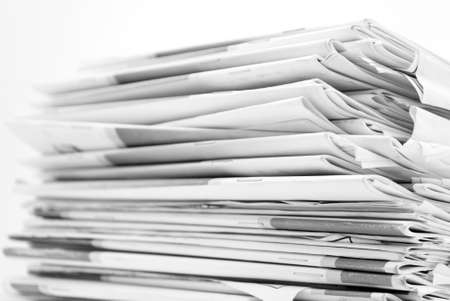 a stack of magazinesの写真素材