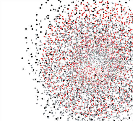 Molecule on the white backgroundの写真素材