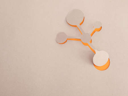 Molecule origamiの写真素材