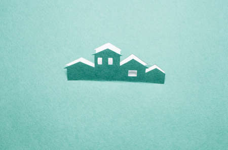 Image of abstract house handmade.の写真素材