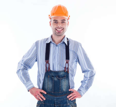 A builder manの写真素材