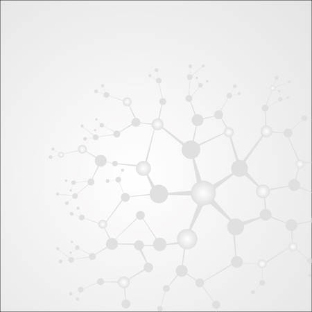 Abstract molecular dna structure background, vector illustrationのイラスト素材