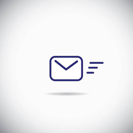 Sending Message Icon over the white backgroundのイラスト素材