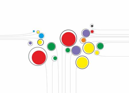 Abstract  modern shapes on the gray backgroundのイラスト素材