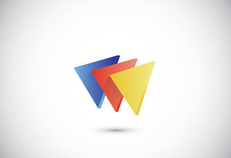 Abstract icon on the gray background