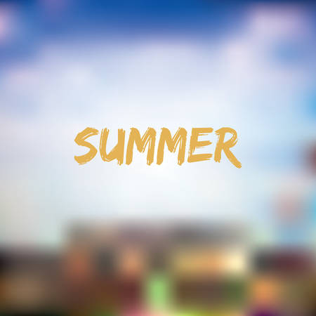 Summer defocused background for your designのイラスト素材