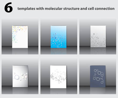 Molecular structuresのイラスト素材