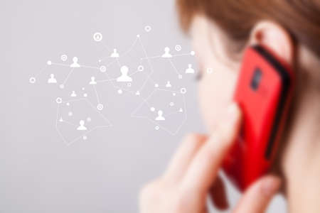 Woman on the phone