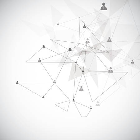 Network conceptのイラスト素材