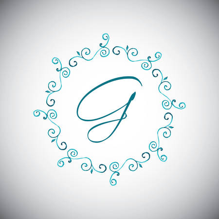 Watercolor geometric frameのイラスト素材