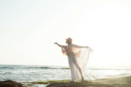 Young woman posingの写真素材