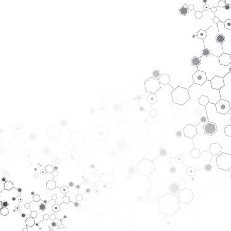 Abstract technology vector structure on the gray backgroundのイラスト素材