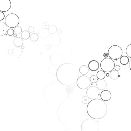 Virtual abstract background with particle, molecule structure.のイラスト素材