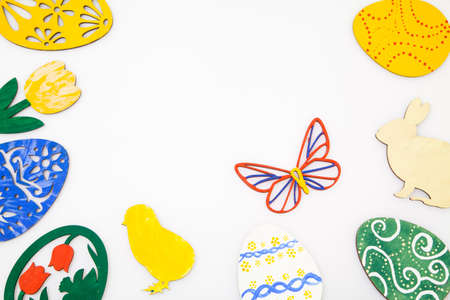 Easter holiday backgroundの写真素材