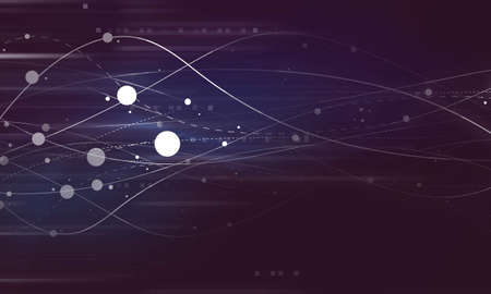 Abstract futuristic shapes.の写真素材