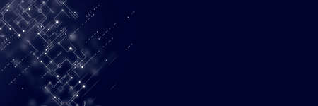 Abstract futuristic digital technology and science background.の写真素材