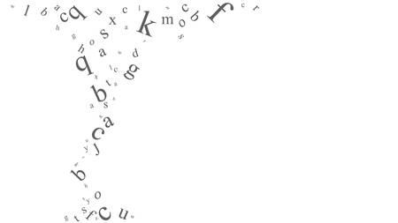 Abstract background with letters.のイラスト素材