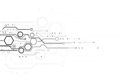 Abstract science and technology backgroundのイラスト素材