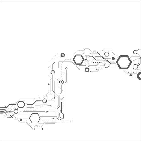 Abstract science and technology background for you design.のイラスト素材