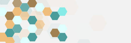 Abstract hexagonal structuresのイラスト素材