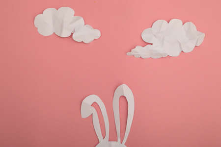 Happy easter card.の写真素材