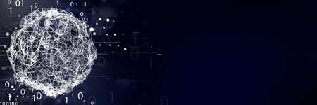 Abstract futuristic digital technology