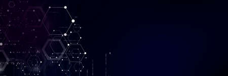 Abstract futuristic shapes.の写真素材